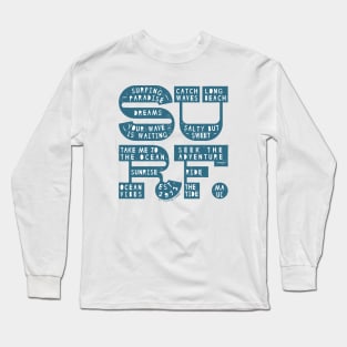 Surfing Hopes and Dreams - 97 Vintage Street Long Sleeve T-Shirt